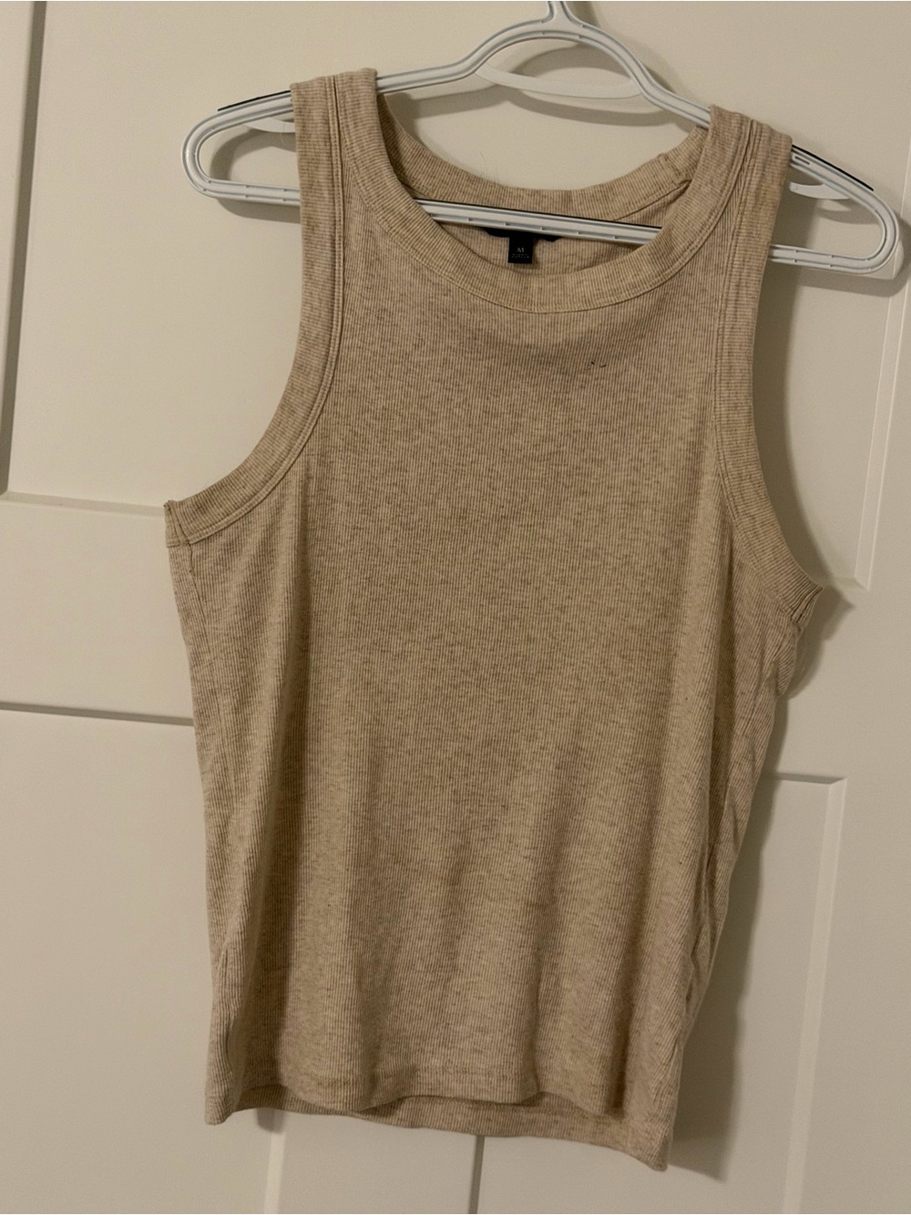 Banana Republic Beige Ribbed Tank Top